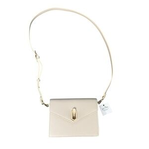 David Jones Elegant Cream Crossbody Bag